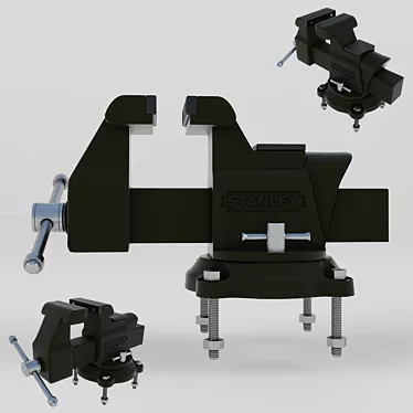 Title: Compact Tabletop Vise Clamp 3D model image 1 