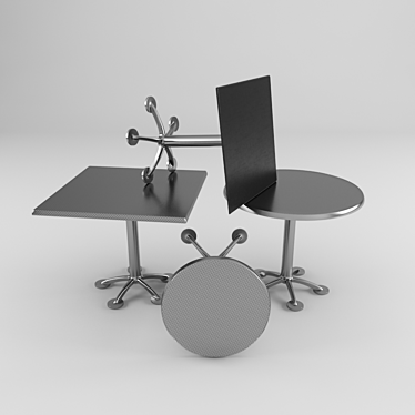 Versatile Knoll/Pensi Table Collection 3D model image 1 