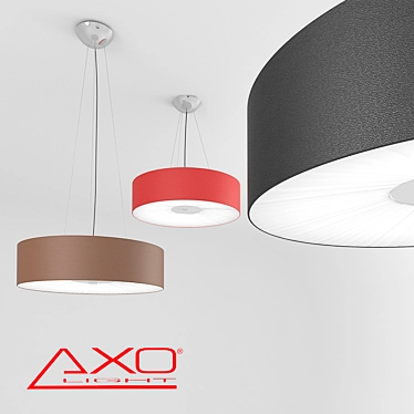 AXO LIGHT SKIN Pendant: Elegant and Versatile 3D model image 1 
