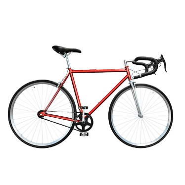 Sleek Fixed Gear Bicycle 3D model image 1 