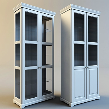 Stylish LIATORP Bookcase: Your Perfect Storage Solution 3D model image 1 
