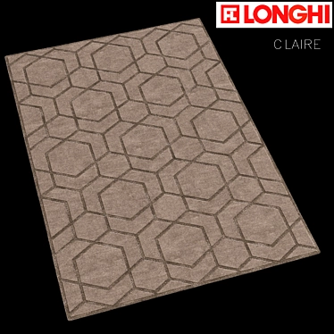 Elegant Wool & Silk Carpet 3D model image 1 