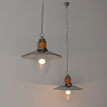 Maritime Inspired Lamp 3D model image 1 