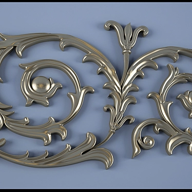 Elegant Plaster Finishes  3D model image 1 