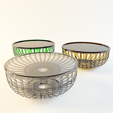 Panier Side Table | Stylish and Versatile 3D model image 1 