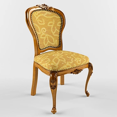 Cavio Benedetta BN8809 Chair: Elegant and Comfortable 3D model image 1 