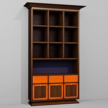 Title: MEKRAN Toledo Wardrobe: Stylish Storage Solution 3D model image 1 