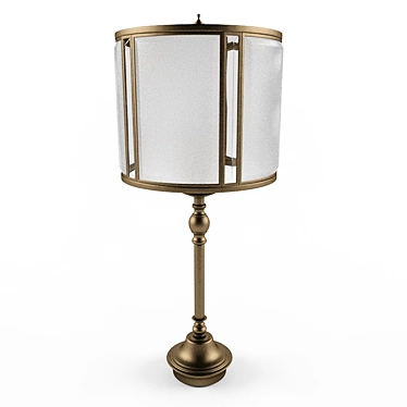 China-inspired Table Lamp 3D model image 1 