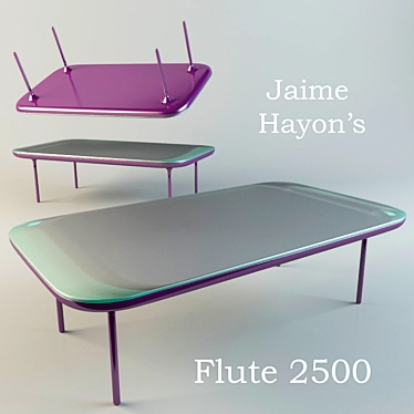 Elegant Harmony: Hayon's Flute 2500 3D model image 1 