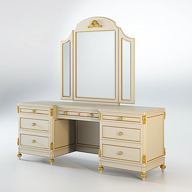 Elegant Vanity Set by Angelo Cappellini 3D model image 1 