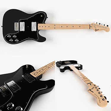 Vintage Fender Telecaster Deluxe 3D model image 1 