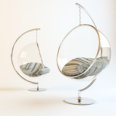 BUBBLE Chair Stand: Unique and Stylish 3D model image 1 