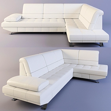 Modern Corner Sofa Fashion OTM/BK-3F 3D model image 1 