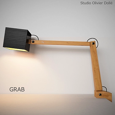 Sleek Desk Lamp with Style 3D model image 1 