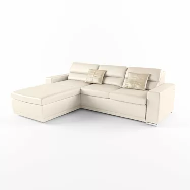 Cozy Corner Sofa 3D model image 1 