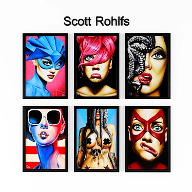 Captivating Art by Scott Rohlfs 3D model image 1 