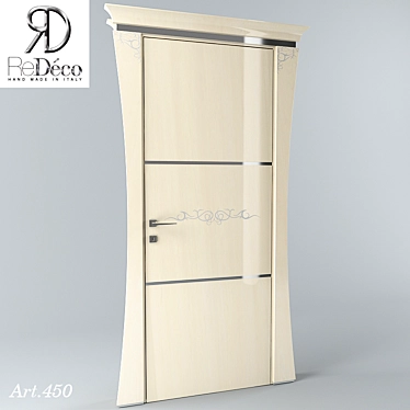 Artistic Door Reimagined 3D model image 1 