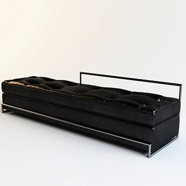 Modern Elegance: Eileen Gray Daybed 3D model image 1 