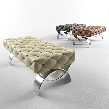 Title: Versatile Bench in Multiple Colors 3D model image 1 