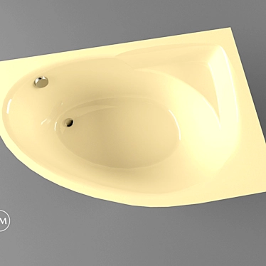 PAA TRE 1500x1000x650: Luxurious and Spacious Bath 3D model image 1 