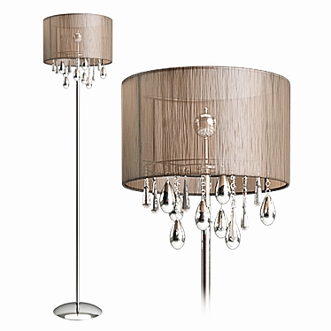 Elegant Jacqueline Light Fixture 3D model image 1 