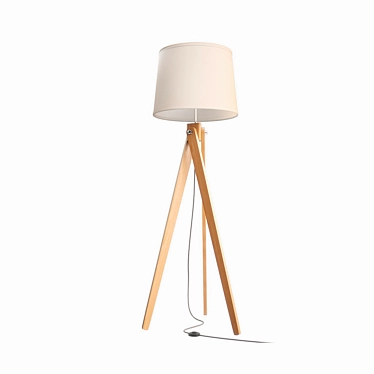 Bernal Floor Lamp: Sleek Elegance 3D model image 1 