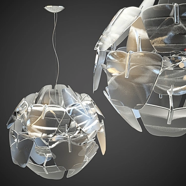 Rainbow Hamburg Chandelier 3D model image 1 