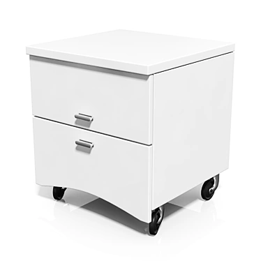 Tattoo Cabinet - Portable Storage Solution 3D model image 1 