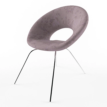 Elegant Ring Chair: Stylish and Comfortable 3D model image 1 