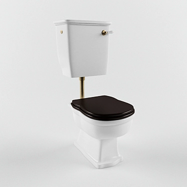 Title: Sleek Art Ceram Toilet 3D model image 1 