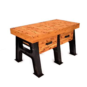 Title: Urban Loft Desk 3D model image 1 