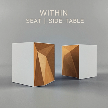 Versatile Seat/Table Combo 3D model image 1 