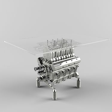 Motorized Coffee Table 3D model image 1 