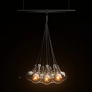 Quasar Helios Pendant Lamp 3D model image 1 