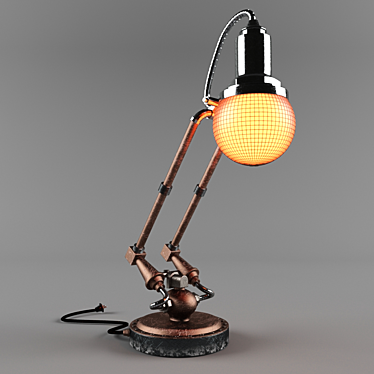 Steampunk Table Lamp 3D model image 1 