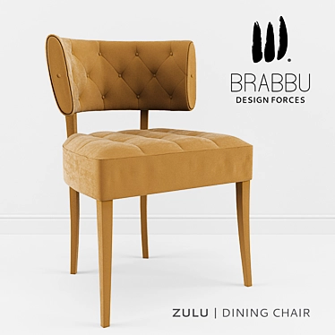 Zulu Dining Chair: Unique Design, Exceptional Comfort 3D model image 1 