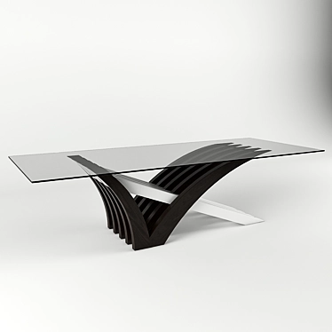 Modern Dining Table for 2 3D model image 1 