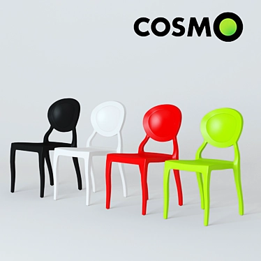 ComfortMax Stackable Chair 3D model image 1 
