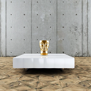 Venice Square Coffee Table | Stylish and Functional 3D model image 1 