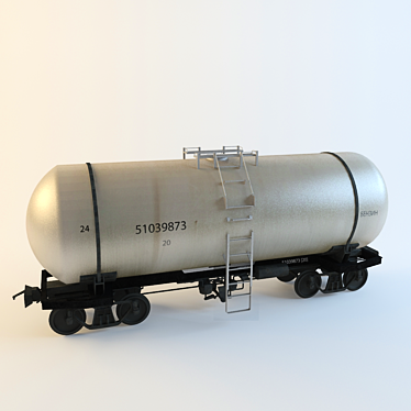 3ds Max Tanker Model with V-Ray and FBX 3D model image 1 