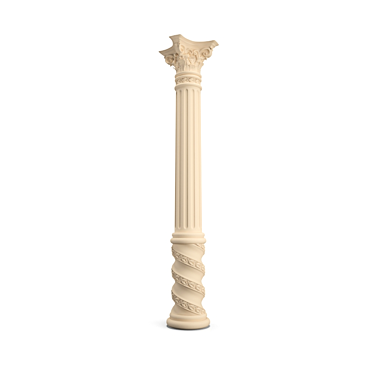 Elegant Column Stand 3D model image 1 