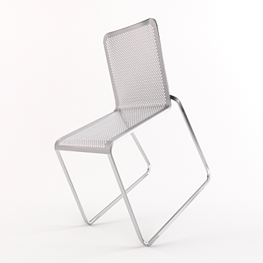 Sleek oXo Chair: A Crystal Clear Design 3D model image 1 