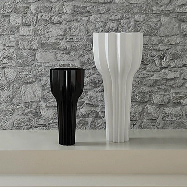 Elegant Adriani & Rossi Vase 3D model image 1 