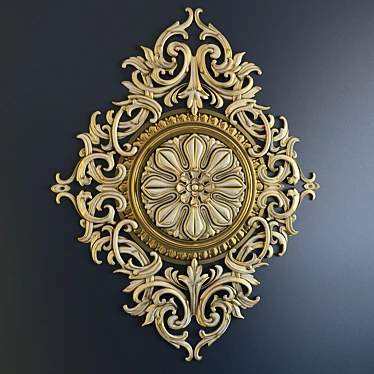 Title: Elegant Fretwork Décor 3D model image 1 