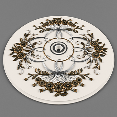 Deluxe Ceiling Rose 3D model image 1 