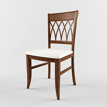 Elegant Living Room Chair 3D model image 1 