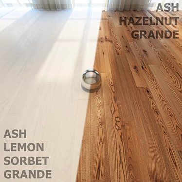 Elegant Ash Collection: Hazelnut & Lemon Sorbet Grande 3D model image 1 