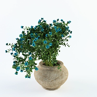 Stylish Plant Pot 3D model image 1 