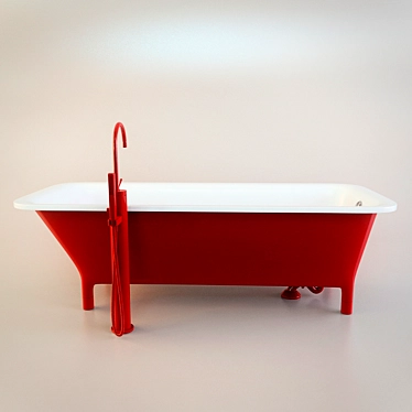 Transforming Luxury: KOS Morphing Bathtub 3D model image 1 