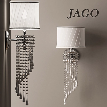 Elegant G9 Sconce by Jago 3D model image 1 